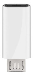 Adapter USB-C microUSB 2.0 (typ B) biały 55550