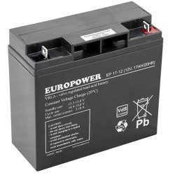 Akumulator AGM EUROPOWER serii EP 12V 17Ah (Żywotność 6-9 lat)