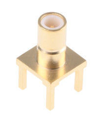 Złącze koncentryczne Przewlekany Żeński 50Ω typ złącza Złącze SMB Lutowane