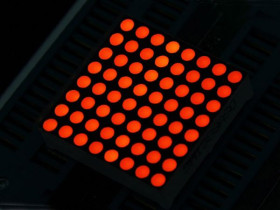 32mm 8x8 Square Matrix LED - Red Common Anode