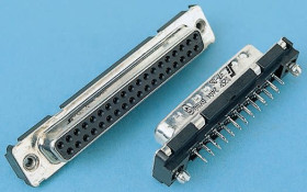 Złącze D-Sub 9-pinowe Męski Proste Przewlekany raster 2.74mm Złoto na niklu