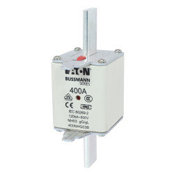 Bezpiecznik z wyśrodkowanym wyprowadzeniem 400A 500V ac NH03 gG - gL Eaton
