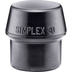 Halder 3202.030 SIMPLEX Replacement Head Semihard, 30g, Medium-hard, 95 Shore A