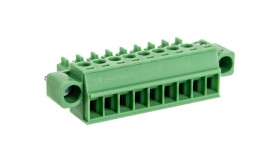 Wtyk Śrubowy Do Płytek Drukowanych 9P Zielony Mc 1,5/ 9-Stf-3,5 1847194 /50Szt./