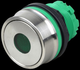 TA_RVATL_GN Push button RVA, illuminated, stainless steel