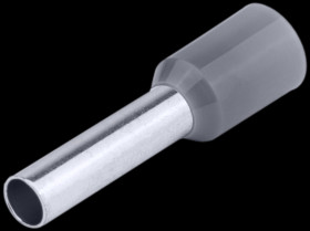 Tulejka izolowana E16 2,5mm2 14,2mm szara