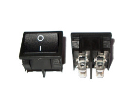 Przełącznik klawiszowy 2 pozycje 4 pin MRS-201A czarny