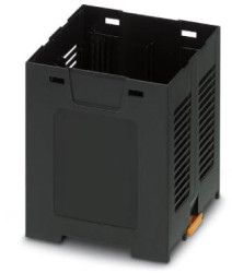 Housing lower part, ABS/PC, (W x H x D) 70.1 x 75 x 87.3 mm, black, for enclosure, 1071114