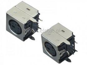 Gniazdo Mini-Din 6pin w druk metal MDD6BU