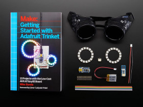 Getting Started with Trinket Book + NeoPixel Goggles Pack [discontinued]