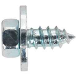 Sealey ASW121 Acme Screw - Captive Washer M12 x 1/2&quot; Zinc BS 7976/6903/B Pk 50