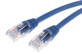 Kabel Ethernet Cat5e długość 10m Z zakończeniem RS PRO LSZH średnica 5.5mm