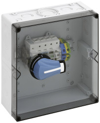 Przełącznik rozłączający Spelsberg AKi-TE 210 Maksymalne napięcie przełączania: 690 V/AC (S x W x G) 300 x 300 x 132 mm