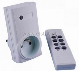 Zdalne ster. zestaw radiowy - 1 nadajnik gniazdko