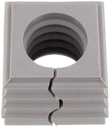 CONTA-CLIP 28573.6 Element uszczelniający KDS-DE 12-13 GR, (D x S x W) 20.3 x 20.3 x 17.7 mm, termoplastyczny elastomer,