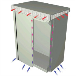 nVent SCHROFF 11249005 Szafka zewnętrzna 700 x 1100 x 500 wielobarwny 1 szt.