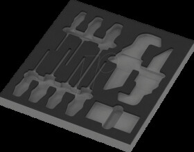 05137360001 Foam insert Stainless set 1, without tools