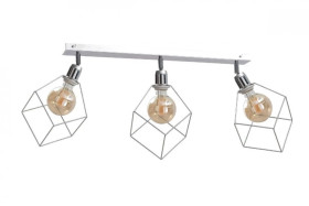 Spot loftowy 3xE27 RUBEN SILVER