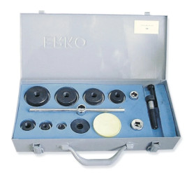 Zestaw wycinaków okrągłych - ręczny (fi 16,5-22,5-30,5-38,5-48,5-55,5-60,5)+K5 WO_R-K5-STD