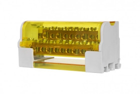 Blok rozdzielczy dwubiegunowy LBR - 211 (125A - 2x11 otworów)