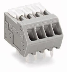 Listwa zaciskowa do płytek drukowanych 8-biegunowa szara raster 2,54mm 218-508 /55szt./