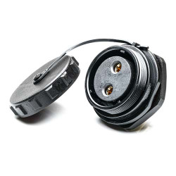 Złącze wielostykowe przemysłowe 2-pinowe Montaż tylny Gniazdo RS PRO