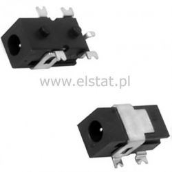 Gniazdo DC 0,65/ 2,75mm typ DC065S- obejma, SMD