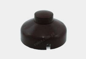 Przełącznik przelotowy nożny brązowy 1A 250V