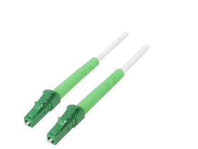 LCA-LCA/OS2-150WH Patch cord światłowodowy OS2 LC/APC,z obu stron 15m LSZH