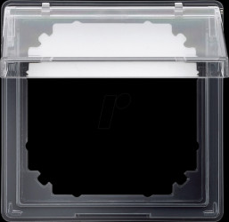 516914 Intermediate ring with transparent hinged cover, anthracite