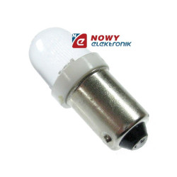 DIODA LED Ba9S dyfuzyjna Biała