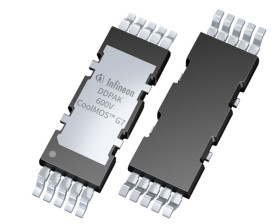 MOSFET N-kanałowy 57 A HDSOP 650 V SMD