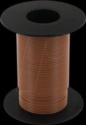 KL025BR25 Stranded Copper Wire 0.25qmm brown Coil 25m