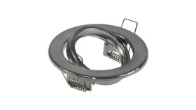 Oprawa Sufitowa Dafa Srebrna Okrągła Stal Ruchoma