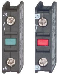 Blok styków pomocniczych RS PRO 1NO Snap-on