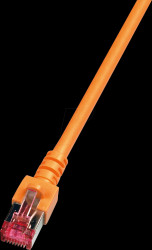 10.0 m Cat.6 PiMF patch cable, orange