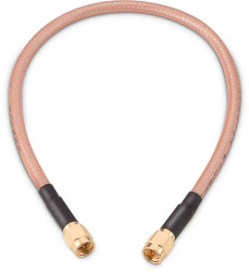 Kabel koncentryczny złącze A SMA złacze B SMA długość 152.4mm typ kabla RG142 Z zakończeniem