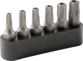 Zestaw końcówek do wkrętaka l. elementów: 6 rozmiar: 1/4 cala Miękka końcówka SAM