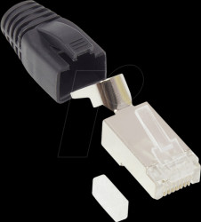GC-N0093 RJ-45 connector Cat.6A, 1er set black