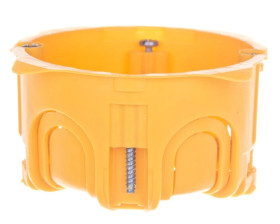 Puszka podtynkowa do regips 67x40mm pomarańczowa Batibox 080041