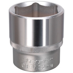 Sealey S1232 Walldrive Socket 32mm 1/2"sq Drive