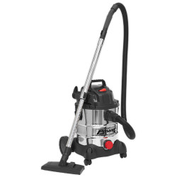Sealey PC200SD Vacuum Cleaner Industrial Wet &amp; Dry 20ltr 1250W/230V