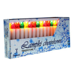 Lampki choinkowe KCH-5 białe 5W żarówkowe tradycyjne biała oprawa legenda PRL 16-żarówek