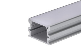 Profil led Aqua Max 1m anodowany z osłoną mleczną ML.