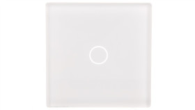 Touchme Mały Panel Szklany, Łącznik Pojedynczy, Biały Tm530w