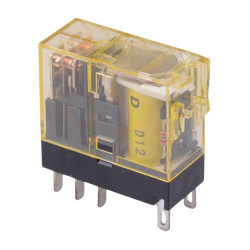 RJ2S-CLD-D12 12VDC Plug In Slim Power Industrial Relay Diode 8A DPDT IDEC