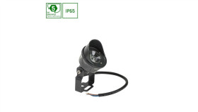 Flori Spot Ogrodowa 5W Ww 24V 25St Ip65 64X100mm Szary 5 Lat Gw.