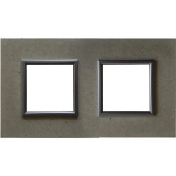 DANTE Ekskluzywne Ramka 2x BETON + redukcja grafit 4500482