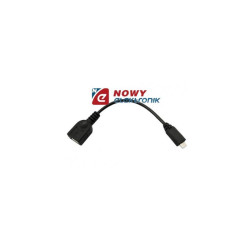 Przejście MicroUSB/USB Wt/Gn Adapter z przewodem, HOST O