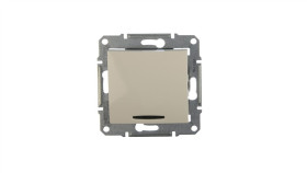 Sedna Łącznik Schodowy 10Ax Z Podświetleniem Kremowy Ip20 Sdn1500223